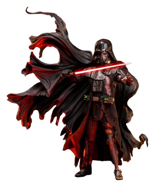 Figura Star Wars Darth Vader Battle Damaged Deluxe Hot Toys 35cm