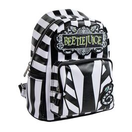 Mochila Beetlejuice Cine Casual Moda Polipiel