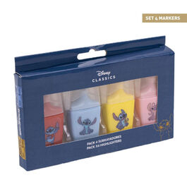 Subrayadores Stitch - 4 colores DISNEY