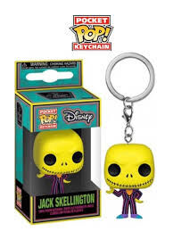Keychain Funko POP! Jack Skellington (Black Light) - Pesadilla antes de Navidad