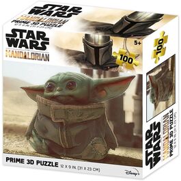 Puzzle lenticular The Mandalorian Grogu Sentado 100 piezas