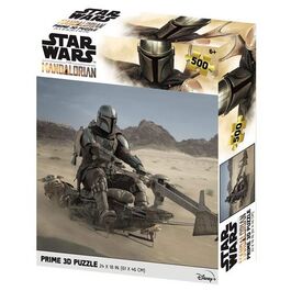 Puzzle lenticular The Mandalorian Speeder 500 piezas
