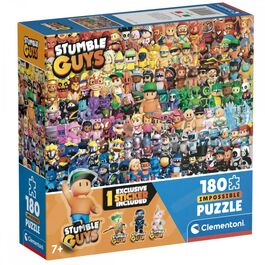 Puzzle Stumble Guys Imposible 180 piezas Clementoni