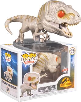 Funko POP! Jurassic Park Atrociraptor Ghost Exclusive 1219 Funko POP! Jurassic Park Atrociraptor Ghost Exclusive 1219