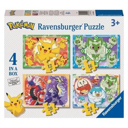 pack puzzles 12/16/20/24 piezas pokemon