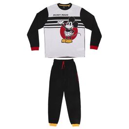 Pijama Mickey Negro Blanco L