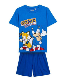Pijama Sonic Azul o Blanco INVERSO