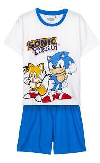 Pijama Sonic Azul o Blanco