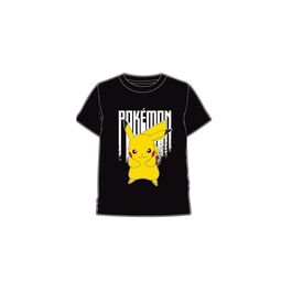 Camiseta Pokemon Pikachu Negro T-12
