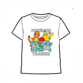 Camiseta Pokemon Trainer Blanco T-08