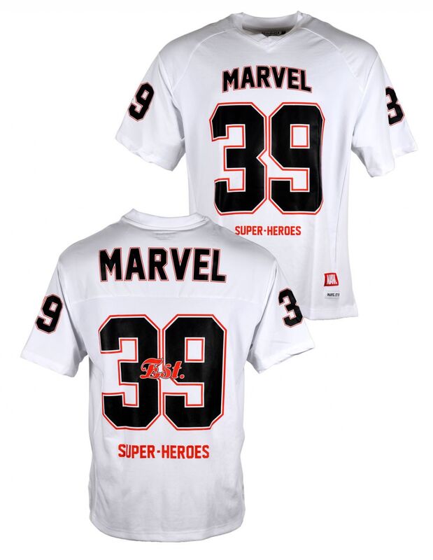 E- camiseta rugby marvel Geek Atmosphere