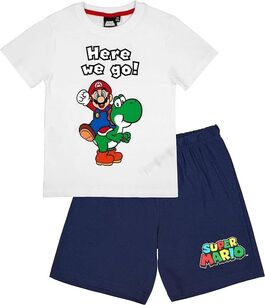 Pijama Super Mario Blanco 10a INVBON