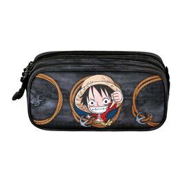 Estuche One Piece 3 compartimentos Estuche One Piece 3 compartimentos
