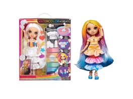 Muñeca Rainbow High WaterColor & Create NEW Theme Dolls brown eyes