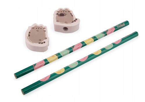 Pack x2 lápices con goma Pusheen Botanical