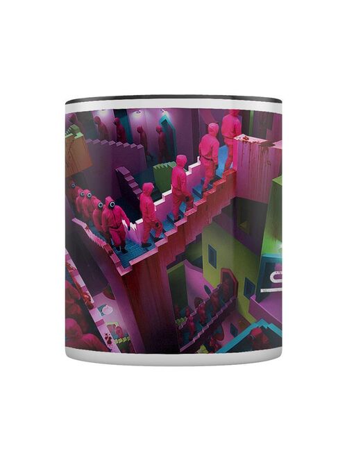 Taza color interno Netflix Squid Game Escaleras