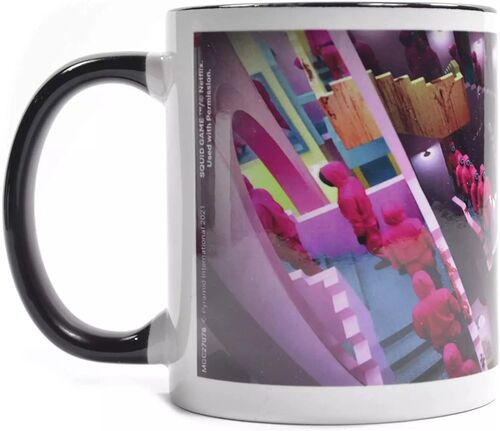 Taza color interno Netflix Squid Game Escaleras