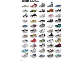 Póster Sneakers Hall Of Fame Otros Póster Sneakers Hall Of Fame Otros