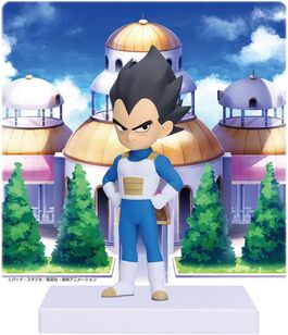 Figura Dragon Ball Daima Vegeta Mini With Panel