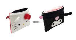 Sanrio Hello Kitty Neceser Peluche Hello Kitty+ Kuromi Reversible