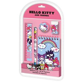 Set De Papeleria 5Pcs Hello Kitty
