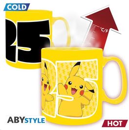 Taza Pokémon Cambio Calor 460ml Pikachu