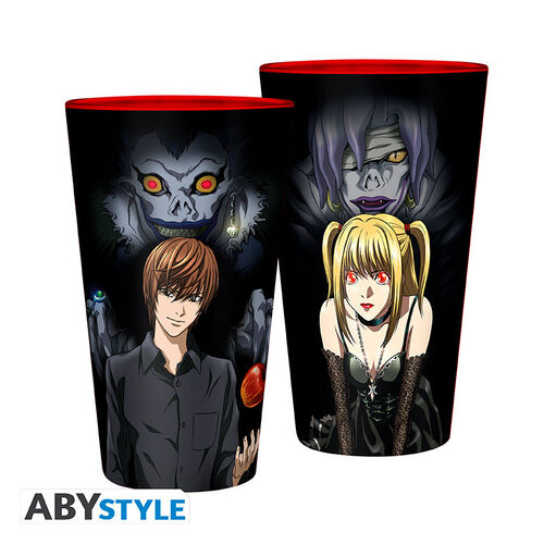 Vaso Largo Death Note Light y Misa 400ml