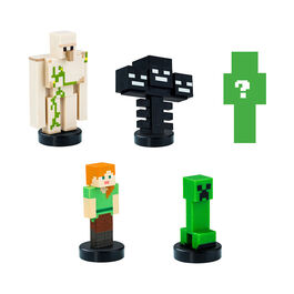 Figura Minecraft Pack De 5 Surtido Blister