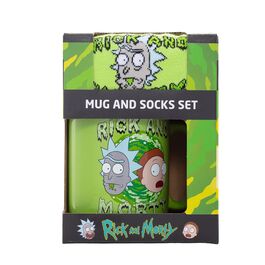 Taza y Calcetines Rick y Morty