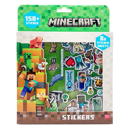 Set de 8 hojas con 150 pegatinas Minecraft Set de 8 hojas con 150 pegatinas Minecraft