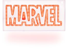 Lámpara LED estilo neón Logo Marvel 15 x 30 cm
