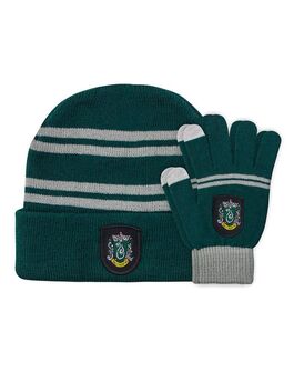 Harry Potter Set de Beanie & Guantes Niño Slytherin