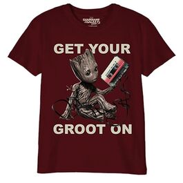 Camiseta Marvel Granate Groot Infantil