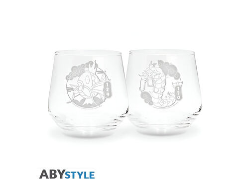 Pack 2 Vasos Pokémon Magikarp y Gyarados