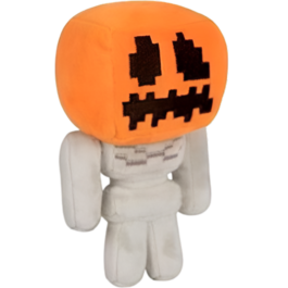 Peluche Esqueleto Calabaza Minecraft