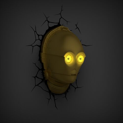 Lámpara 3D Star Wars C-3PO
