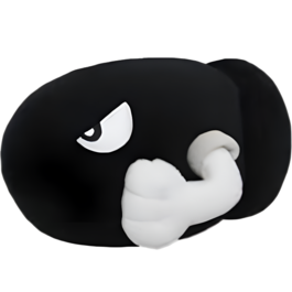 Peluche Bullet Super Mario 13 cm