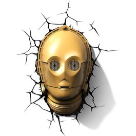 Lámpara 3D Star Wars C-3PO