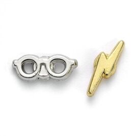 Pendientes Harry Potter Rayo y Gafas Pendientes Harry Potter Rayo y Gafas