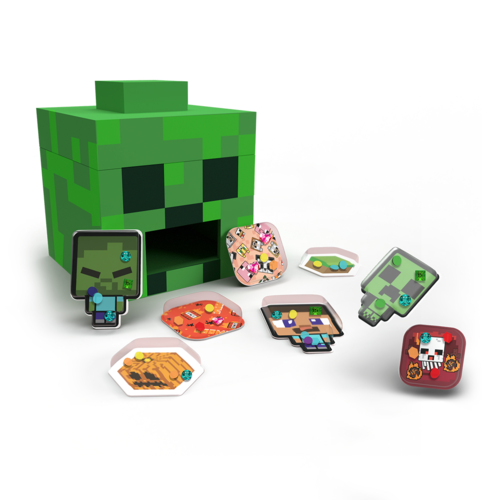 Juego de Mesa Minecraft Crea tus Pegatinas 3D