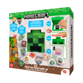 Juego de Mesa Minecraft Crea tus Pegatinas 3D