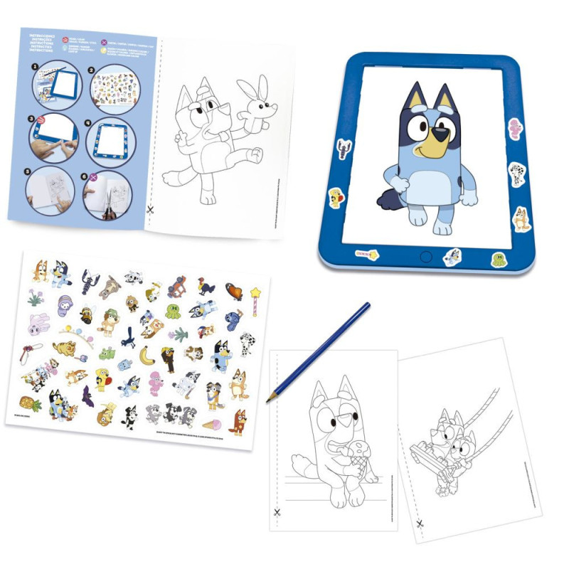 Juego Educa Mesa de Diseño Bluey - Geek Atmosphere