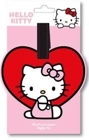 Etiqueta de viaje Hello Kitty