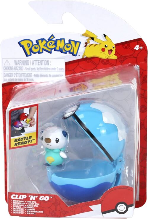 Pokémon Pokéball Clip N Go Oshawott