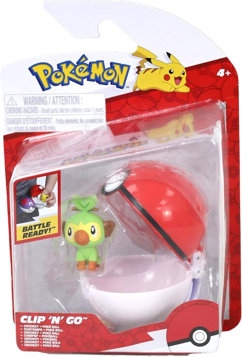 Pokémon Pokéball Clip N Go Grookey