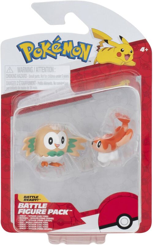 Figura Pokémon Battle Pack Rowlet - Tatsugiri