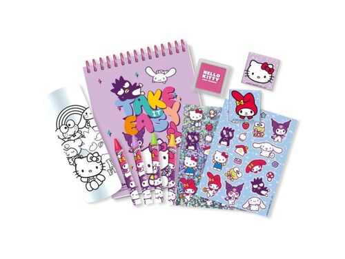 Maletín 3D con Papelaría Hello Kitty & Friends
