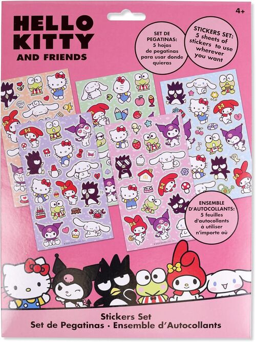 Set De Stickers Hello Kitty Friends