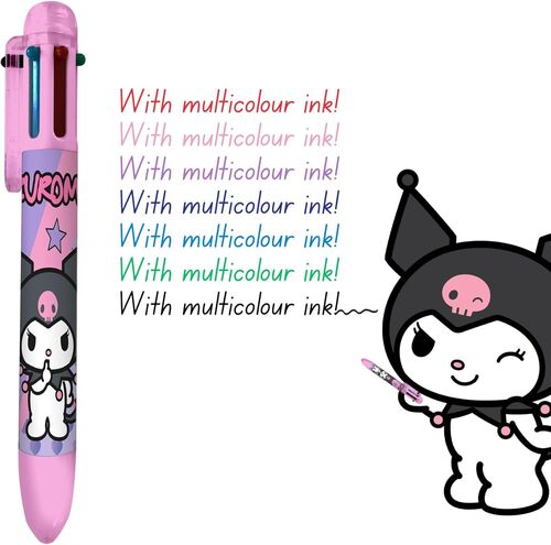 Boligrafo 6 Colores Kuromi