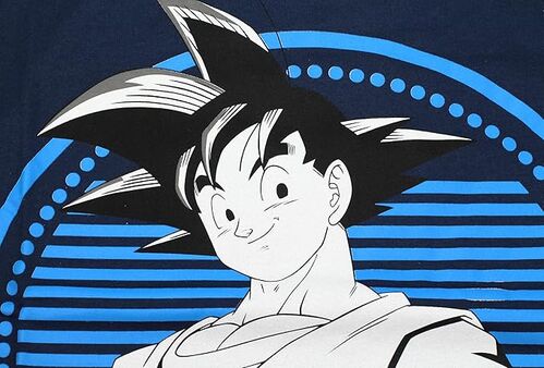 Camiseta Dragon Ball Azul Son Goku M